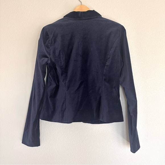 ModCloth Velvet Navy Blazer - Picture 4 of 10